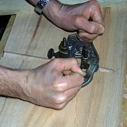 Routing out sliding dovetail