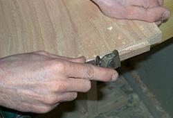 Shaving dovetail to fit