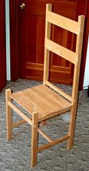 Chair from a 2 x 4